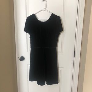 NWT Draper James Black Velvet Dress - Size 12
